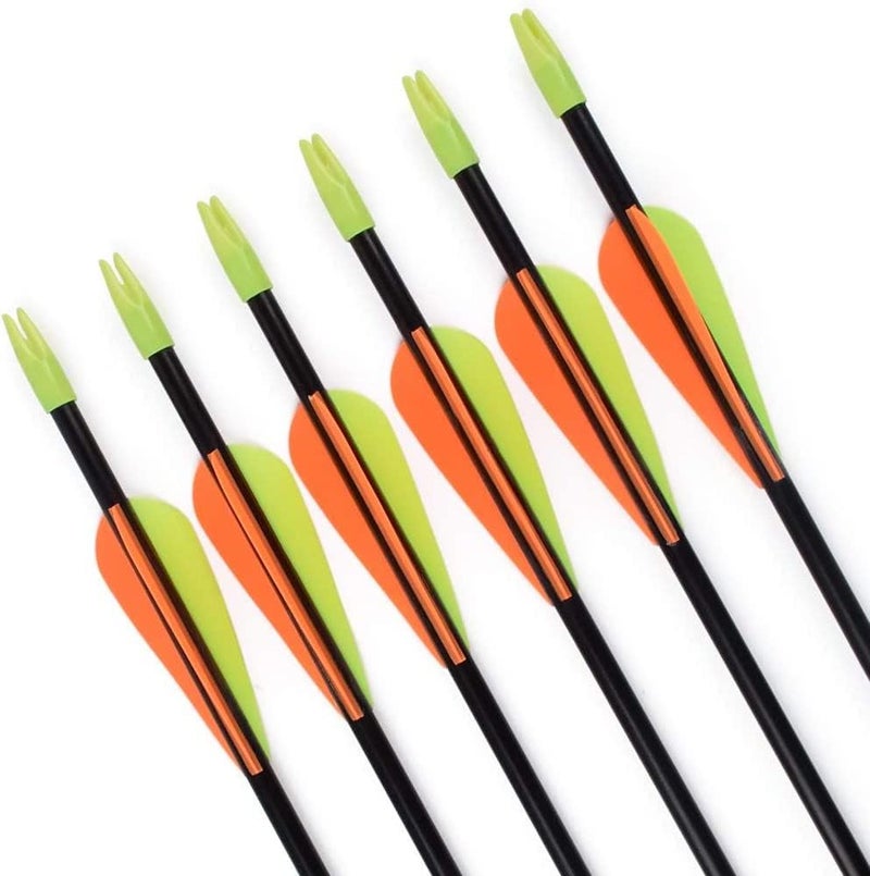 gpp 28-inches Fiberglass Archery Target Arrows - Practice Arrow or Youth Arrow for Recurve Bow - Image 3